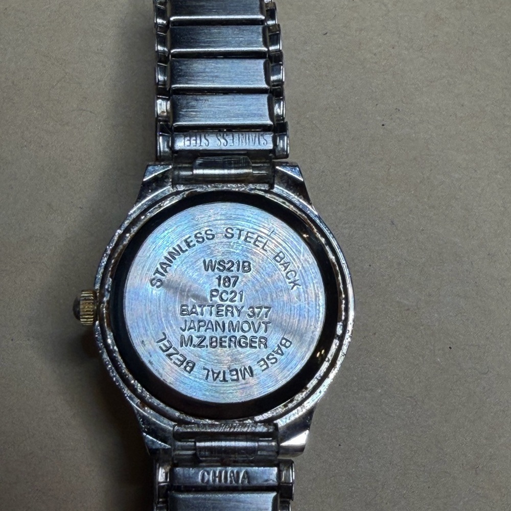 MZ Berger Elegant Two-Tone Women's Watch - Picture 5 of 12